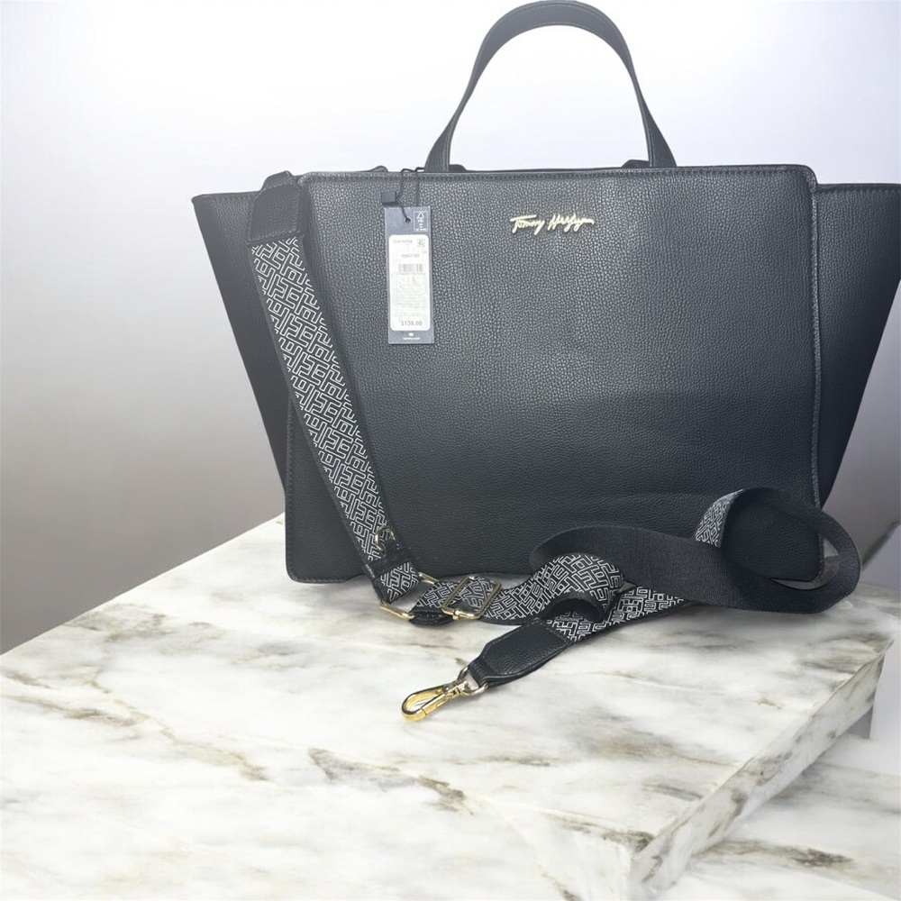 Tommy Hilfiger Black Tote Bag
